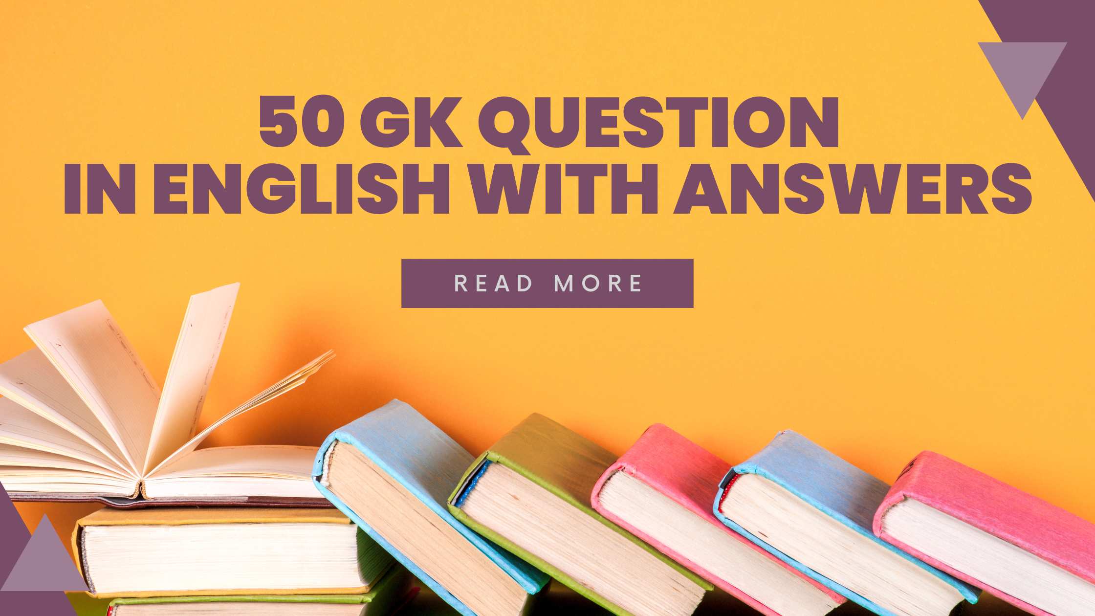 50 Question in English With Answers