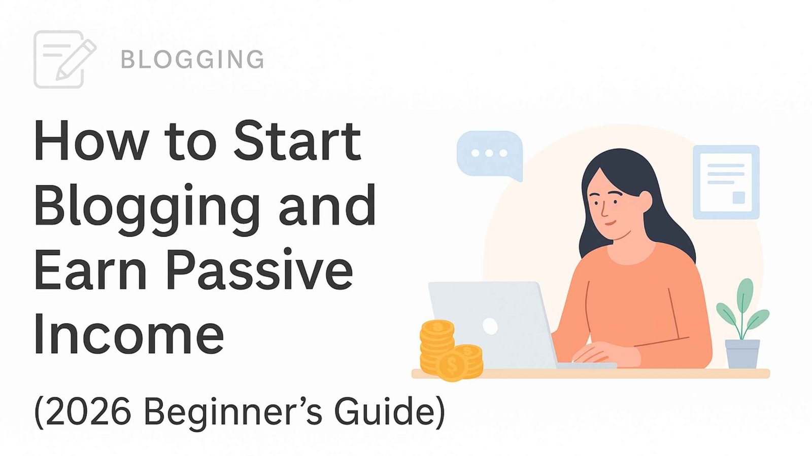 How to Start Blogging and Earn Passive Income