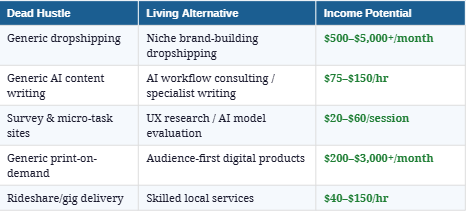 5 Side Hustles That Are Officially "Dead" in 2026 And What to Do Instead 1 Screenshot 2026 02 21 091846